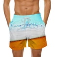 thumbnail image 1 of Aayomet Swim Trunks Men Novelty Beach Shorts Breathable Tether Print Board Shorts (Orange, XL), 1 of 5