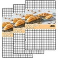thumbnail image 1 of Mirdinner 3P Cooling Rack for Baking, 15.8"×9.8" Stainless Steel Baking Rack, Oven Safe Black Roasting Rack & Wire Rack & Cookie Cooling Rack for Cooking, Roasting, Grilling, Drying, 1 of 7