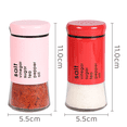 thumbnail image 2 of 2 uds tarro de condimento de cocina caja de condimento de acero inoxidable-rosa + rojo Adepaton CPB-US-YYM530-6, 2 of 5