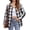 Multicolor GZ934, variant on Zeagoo Plaid Shirts for Women Flannel Button Down Shirts Long Sleeve Fashion Causal Classic Work Blouse for Spring Fall
