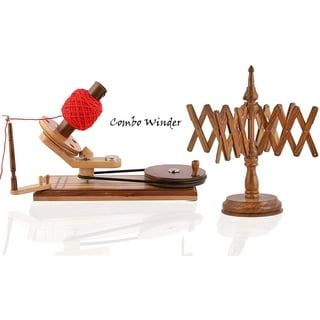 Yarniss Wooden Umbrella Swift Yarn Winder with Replacement Screw, Nature  Wood Yarn Swift Yarn Holder 