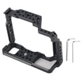 thumbnail image 3 of Camera Extension Cage, Mirrorless Camera Extension Cage Black 3/8 Inch Threaded Holes 146x57.5x106mm Size  For Fuji XT2 Mirrorless Camera, 3 of 8