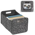 thumbnail image 1 of Collapsible 2 Compartment Storage Bin, B/W Paisley, 1 of 1