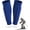 Blue, variant on Ski Shin Guards – Honeycomb EVA Shock Absorbing, Ski Socks with Shin Padding, Breathable, Lightweight Leg Protectors with Anti-Slip Silicone for Soccer, Basketball, Running, Skiing & More