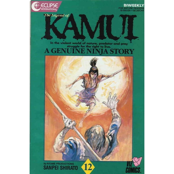 Legend of Kamui, The #12 VF ; Eclipse Comic Book
