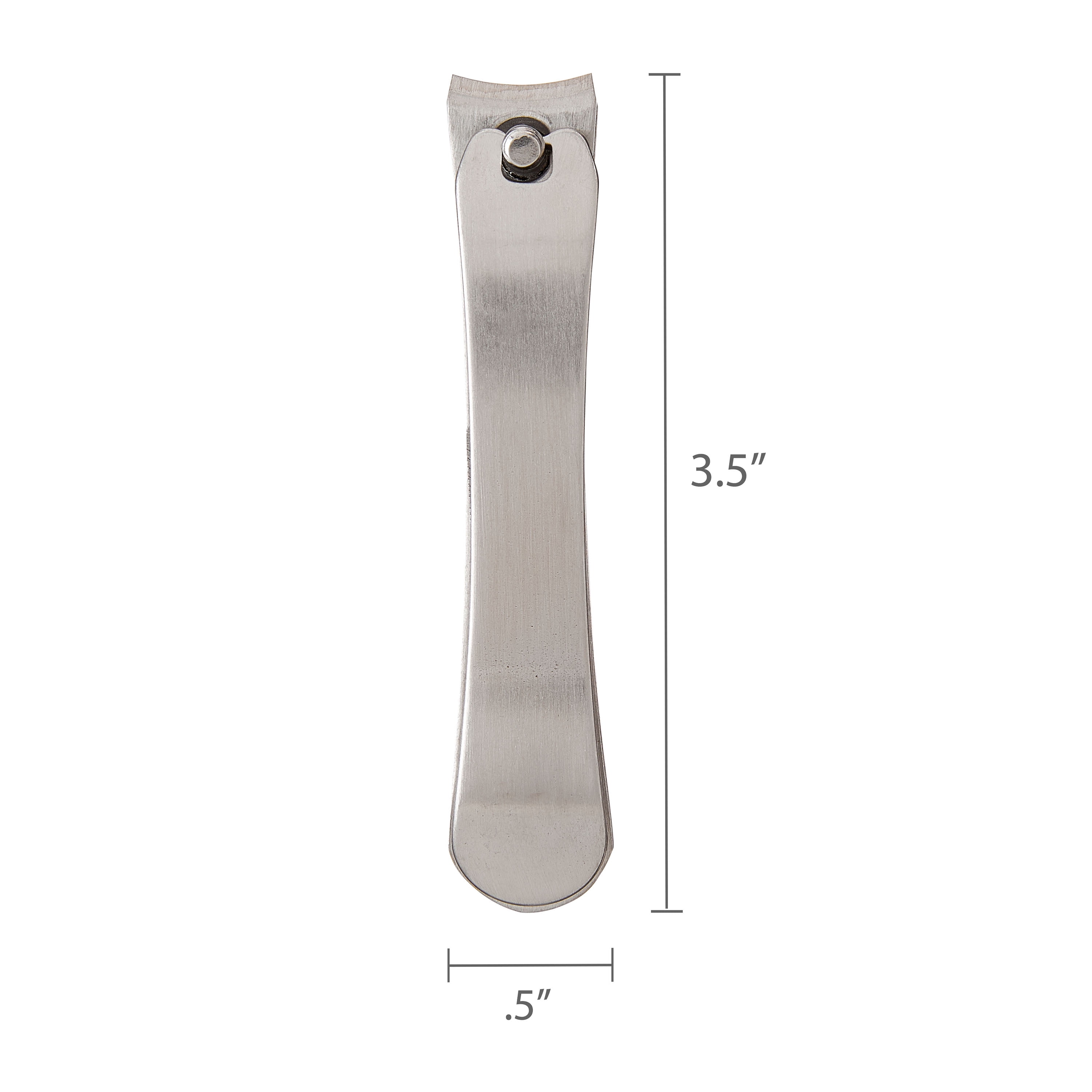 Equate Metal Curved-Edge Toenail Clippers, 1 Count