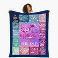 thumbnail image 1 of LHSHID Gifts for Nurse Graduation Appreciation Blanket Flannel Soft and Comfortable Anti static Bed Sofa Blanket 60x80in, 1 of 5