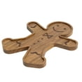 thumbnail image 4 of Holiday Time Acacia Wood Gingerbread Man Board, Natural Wood Color, 14 x 11.61 x 0.78inch, 4 of 5