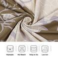 thumbnail image 4 of PiccoCasa Stretch Spandex Sofa Cover 1 Seat Floral Couch Slipcover Light Brown, 4 of 7