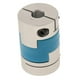 thumbnail image 4 of Acoplamientos de aleación de aluminio Eje DIY Coche Barco Modelo Accesorio de montaje de eje impresoras de 3d Piezas Motor Conector de acoplador rígido, kusrkot Acoplador de eje, 4 of 5