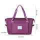 thumbnail image 3 of Bolsa de viaje tipo duffel para deportes y gimnasio con compartimento para zapatos | Organizador plegable tipo tote | Tela Oxford | Gran capacidad | Asa reforzada | Múltiples colores | 39x42x22 cm, 3 of 8
