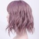 thumbnail image 3 of Chica moda pelo corto y rizado bob flequillo peluca, 3 of 5