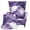 Purple Golden Marble, variant on Jiueut Blue Butterfly Rose Flower Print Wing Back Chair Covers with Arms Armchair Covers, 2-Piece Armchair Cover Washable Sofa Protector, Wingback Chair Cover Sofa Covers Sofa Slipcovers