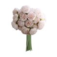 thumbnail image 2 of Homerr Artificial Flower Simulation Flower 1 Bunch Artificial Flower Realistic Looking 27 Heads Tea Rose Simulation Bouquet Home Decor, 2 of 7