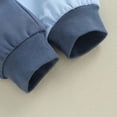 thumbnail image 4 of Girl Clothes Girls Sets Baby Girl Clothes Toddler Girl Outfits Sweatshirt Shirt Pants Cute Outfit Set Baby Girl Fall Winter Clothes Blue 0-3 Months, 4 of 7