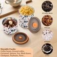 thumbnail image 6 of Dog Bone Hearts Airtight Coffee Bean Canister 17oz Food Storage Containers with Lids For Gournd, Tea, Sugar, Flour, Rice, Cereal, Candy Cookie Jar, 6 of 8