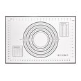 thumbnail image 1 of Adjustable Silicone Pastry Mat for Baking Pizza Dough Pie Pastries Cookies Pasta Kitchen Utensils Kitchen Gadgets, 1 of 7