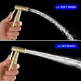 thumbnail image 2 of Boyel Living Single-Handle Bidet Faucet with Sprayer Holder,Bathroom Handheld Bidet Sprayer Stainless Steel and Flexible Bidet Hose in Brushed Gold, 2 of 9