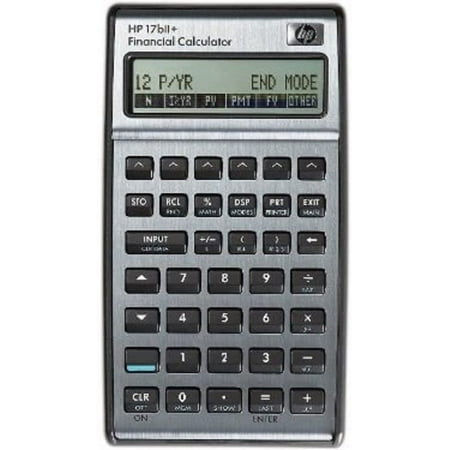 17BII+ Financial Calculator, Silver