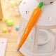 thumbnail image 2 of 1 bolígrafo con forma de zanahoria, magnético, color naranja, ideal para estudiantes y niños., 2 of 8