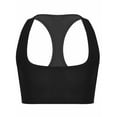 thumbnail image 4 of YIZYIF Mens Casual Sleeveless Half Tank Top Tee Y-Back Crop Top Vest Clubwear Costume Black X-Large, 4 of 7
