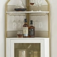 thumbnail image 3 of EDTara Corner Wine Cabinet with Removable Wine Rack, Wine Bar Cabinet with Barn Door and Adjustable Shelves, Industrial Wine Cabinet for Dining Room, Living Room,Kitchen, 3 of 8