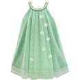 thumbnail image 1 of Robe Fille Fleur Robe Dos Nu Perle Fête Mariage Anniversaire 6 Ans, 1 of 5
