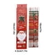 thumbnail image 3 of Lápices navideños con borrador | Paquete de 6 lápices navideños para niños | Diseños navideños de Papá Noel y muñeco de nieve | Útiles escolares y de arte de madera | Regalo ideal para estudiantes, 3 of 6