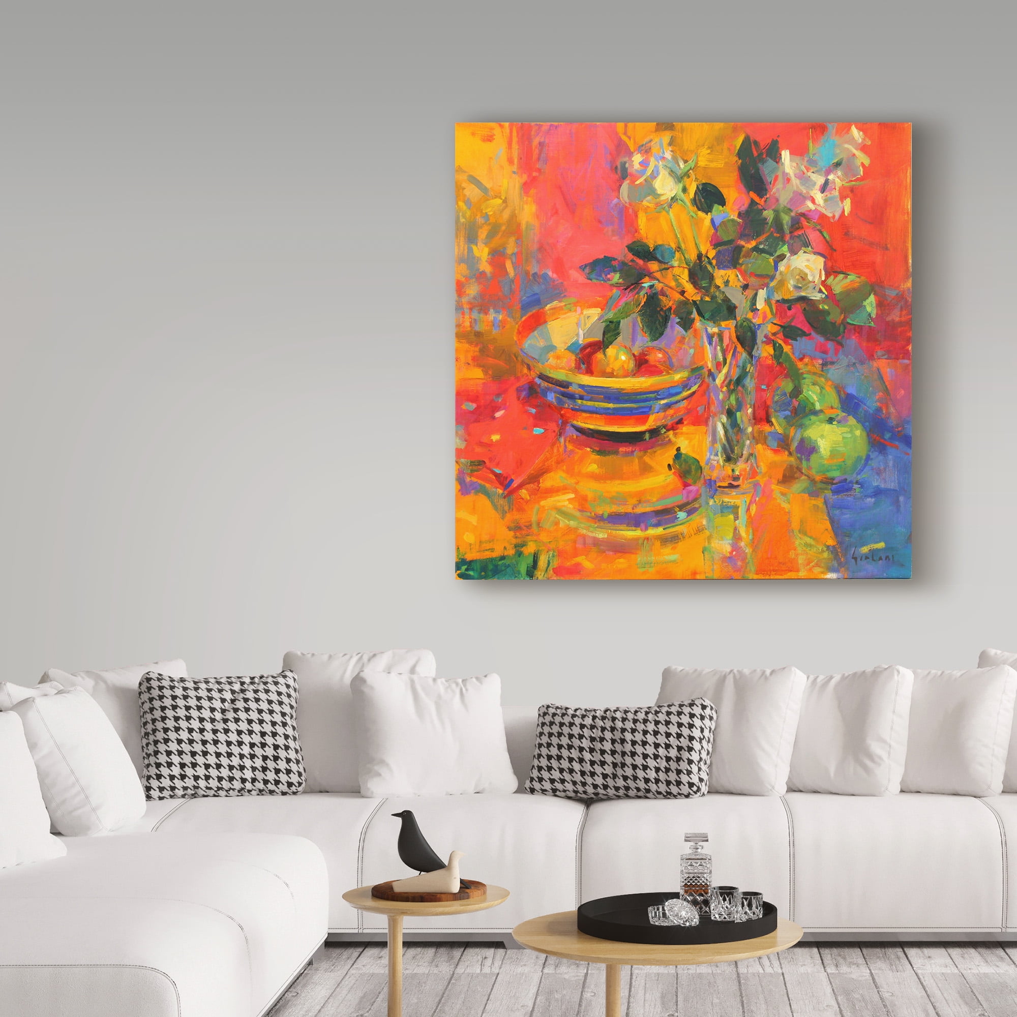Trademark Fine Art 'Still Life with Clarice Cliff Bowl' Canvas Art by Peter Graham