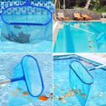 thumbnail image 4 of Kit de limpieza de piscina de skimmer de hojas de malla, skimmer de hojas de piscina de red plana para estanque de piscina con teles ajustables, 4 of 5