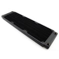 thumbnail image 2 of XSPC TX360 Crossflow Ultra Thin Radiator, 120mm x 3, Triple Fan, Black, 2 of 6