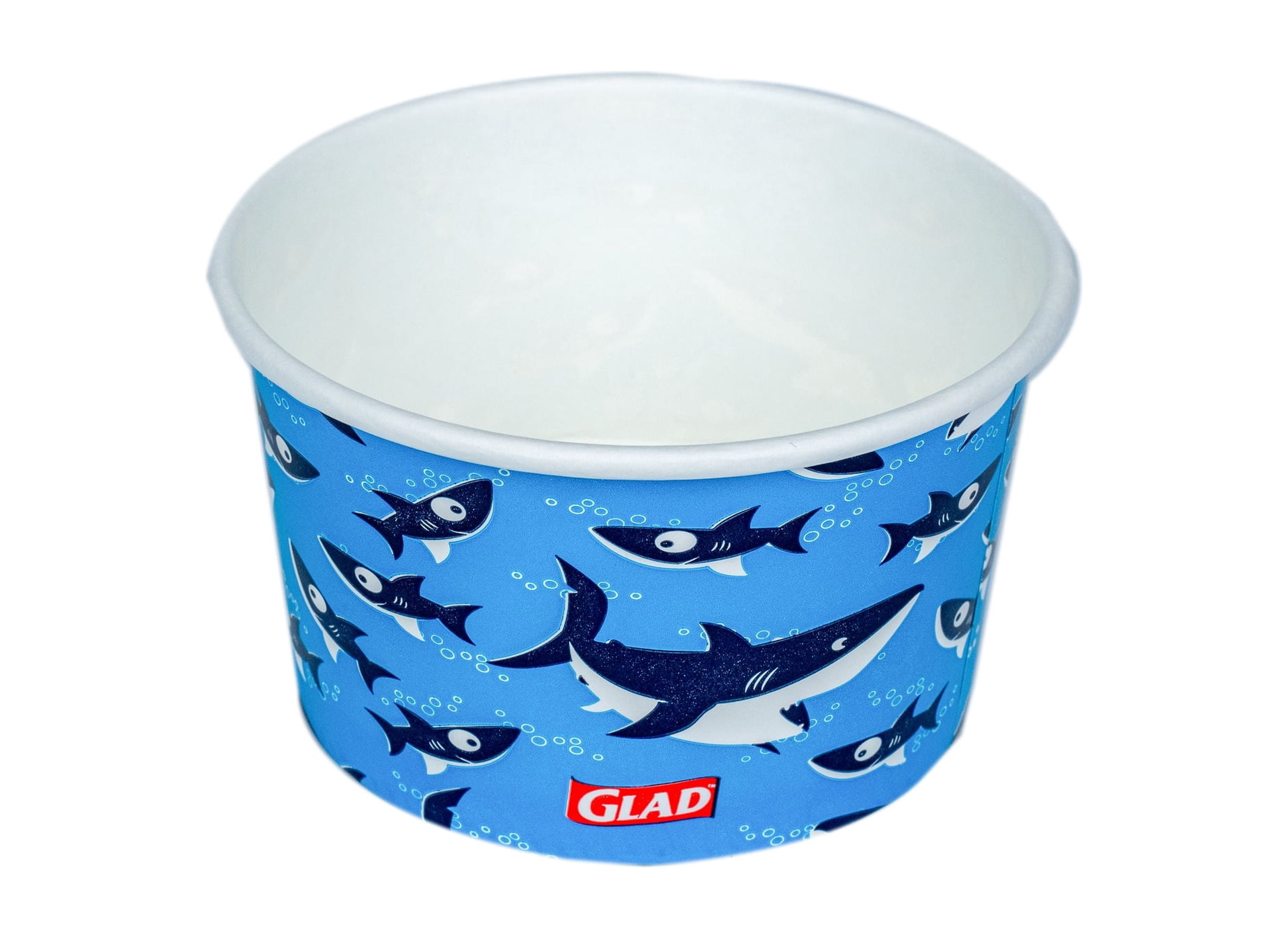 Glad For Kids 6oz Sharks Snack Bowls 12 ct