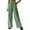 Green Pants for Women#2, variant on MGCWSH Women's Cover Up Beach Pants Drawstring Wide Leg High Waist Bikini Swimsuit Coverups White