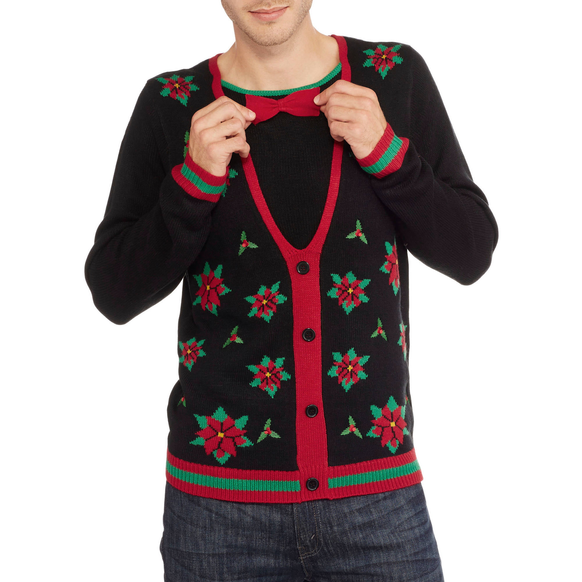mens plus size christmas sweater