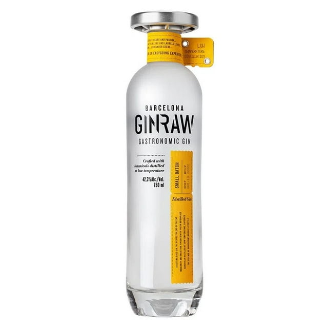Pack de 4 Ginebra Ginraw Gastronomic Gin 750 ml