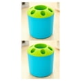 thumbnail image 1 of Advancent Soporte poroso para cepillo de dientes, soporte para de dientes, tubo para cepillo de para parejas, bloque de bolígrafo de Azul 2piezas Advancent CBP007177, 1 of 5