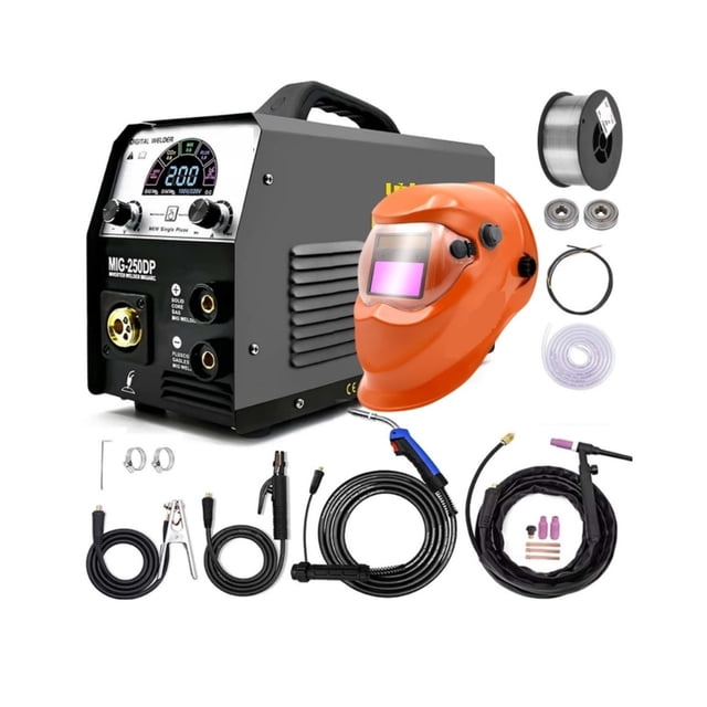 Mig Welders Pulse,Mig Aluminum Gas Gasless Mig,4 In 1 Semi-automatic Welding Machine , Mild Steel
