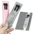 thumbnail image 2 of New Adjustable Elastic Band Pen Clip Creative Business Notebook Pen Holder For Notebook Diary Journal Clipboard Pen Holder Marble Blue, 2 of 9