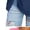 White, variant on Miluxas Womens T Shirts Loose Fit Short Sleeve Tees Crew Neck Color Block Summer Tops White