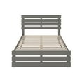 thumbnail image 5 of AFI Oxford 14" Full Wood Platform Bed Frame with Headboard and Footboard, Grey, 5 of 6