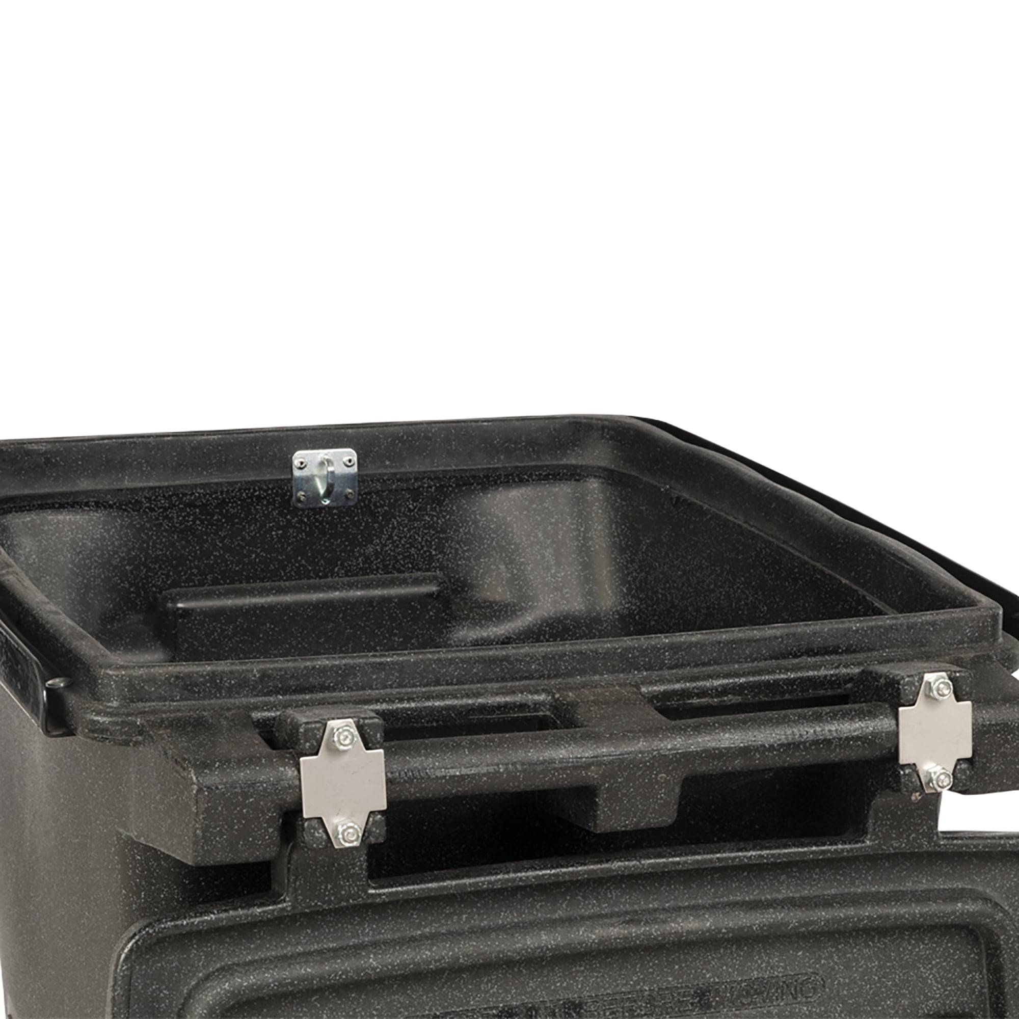 64 Gal. Black Bear Tight Trash Can with Wheels and Lid Lock
