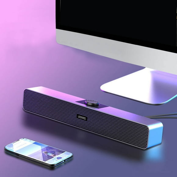 Clearance Usloyux Bluetooth Portable Speaker Flash Deals- Bluetooth Small Speaker Subwoofer Notebook Computer Multimedia Bluetooth Audio Can Be Wired Or Bluetooth
