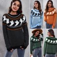 thumbnail image 2 of Suéteres de mujer para Halloween, jerseys de punto, tops, ropa vintage, 2 of 5