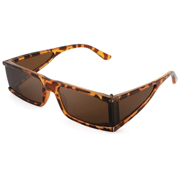 FEISEDY Cool Futuristic Rectangular Sunglasses Cyber Men Women Punk Style Cosplay Sun Glasses B2739