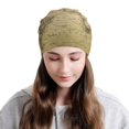 thumbnail image 2 of Naloa Vintage World Map Soft Beanie Hat, Knit Beanie Daily Beanie in Fine Knit for Women Men Winter Travel, Outdoor, 2 of 7