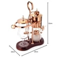 thumbnail image 2 of Diguo Belgian Belgium Luxury Royal Family Balance Syphon Coffee Maker Elegant Design Retro-Style(Ros, 2 of 3