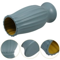 PAMINGONO Grave Vases for Cemetery with Stake in Roman Style Made of Pe for Lawn 1Set