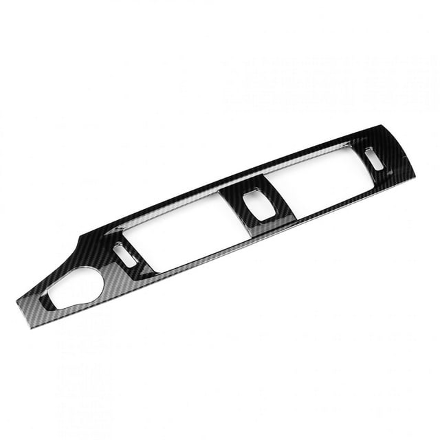 Center Console Vent Trim Air Outlet Cover Trim Central Console Air Outlet Cover Ac Outlet Decoration Trim Left Hand Drive Carbon Fiber Style Center Console AC Air Outlet Vent Cover
