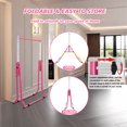 thumbnail image 4 of XHYHWYD Gymnastics Bar Foldable Adjustable Height for Kids with Rings Pink, 4 of 8