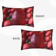 thumbnail image 2 of Sikiie Berry Infused Refreshment Print Plush Pillow Cover, Wrinkle-proof and Stain-resistant Pillow Protector without Pillow Core, Home Decoration-20"x30", 2 of 6
